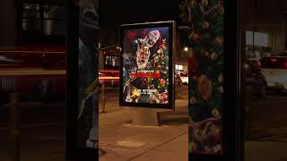 Damien's Leone #Terrifier3 Bus Stop in Mexico City #OOH