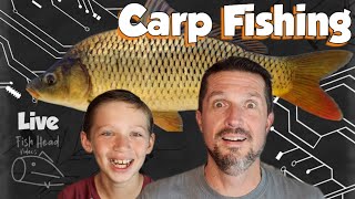 Live CARP FISHING after dark!