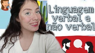 Aula de português: Linguagem verbal e não verbal