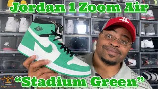 #unboxing #zoomair Jordan 1 Zoom Air "Stadium Green" Review | Kings23Kicks