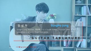 Guitar TAB (Yorushika) Ghost in a Flower - Sungha Jung | Tutorial Sheet Lesson #imn