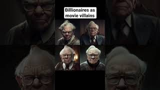 Billionaires as movie villains