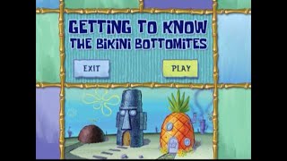 SpongeBob SquarePants Bikini Bottom Adventures - DVD Game - Getting To Know Your Bikini Bottomites