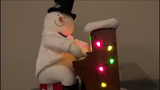 2005 hallmark animated piano playing snowman