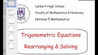 Further Trig   Equations 3