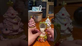 creative Christmas tree ceramic jar