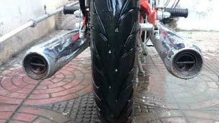 Yamaha Rx 100 , Yamaha Rx 135,Yamaha Rx-z, Yamaha Rx king with Double Silencer