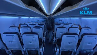 FULL KLM Flight Experience | Vienna (VIE) to Amsterdam (AMS) | Economy class | Sky Interior Cabin