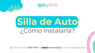 ¿Cómo instalar la silla de auto Duster a contra marcha?