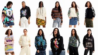 New chic fashion style 12 Ideas Designer collection of beautiful modern women's sweaters Desigual