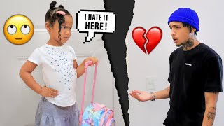 MOVING OUT PRANK ON DAD