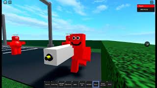 Playing Survive Red in ROBLOX