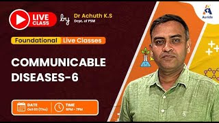 90 Days University Proff Pre Preventive and Social Medicine on Communicable disease 6 by Dr . Achuth