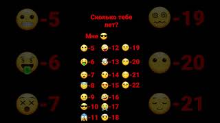 сколько тебе лет? #подпишись #хочуврек #shorts #шортс #пжрек #мем