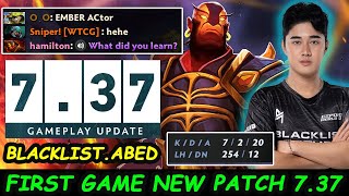 Abed 7.37 Ember Spirit MIDLANE New Patch Update SERVER SEA Ranked