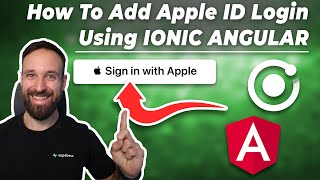 How to add SIGN-IN WITH APPLE using IONIC ANGULAR and SUPABASE