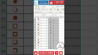 Wingdings Font Style Symbol #short #excel #exceltips #exceltutorial #msexcel #microsoftexcel