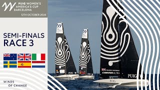 PUIG Women's America's Cup - Semi-Finals  - Race 3 - Full Race Replay