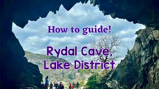 Things to do in Ambleside Lake District! Walking up to Rydal Cave, Stepping Stones #lakedistrict