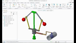 WATT CENTRIFUGAL GOVERNOR WITH FUEL LINE