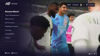 FC 25 UCL final 2025 prediction real Madrid vs Liverpool fc full match