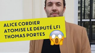 🔥ALICE CORDIER INTERPELLE LE DÉPUTÉ LFI THOMAS PORTES 🔥