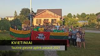 Kvietiniai, Tautinė giesmė aplink pasaulį 2021