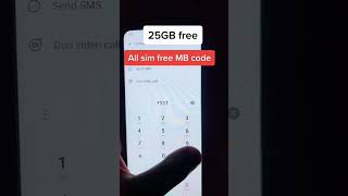 All Sim  free MB code 😍🥰🤩#viral#shorts