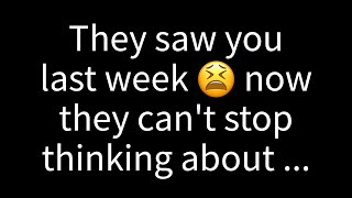 💌 They spotted you last week, and now they can't get you out of their mind 🌼🌸