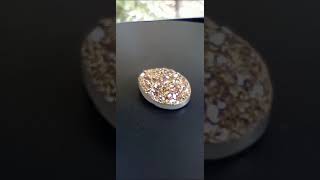 Genuine Golden Nugget Druzy Quartz