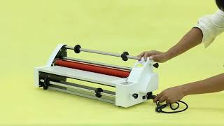 17’’ Hot Cold Roll Laminator Single&Dual Sided Laminating Machine