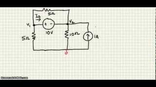 Example Node Voltage with SuperNode