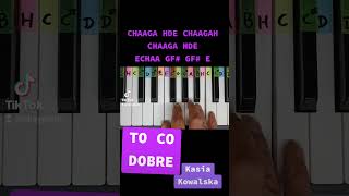 To co dobre - Kasia Kowalska, piano tutorial, jak zagrać na pianinie #pianotutorial #pianino #piano