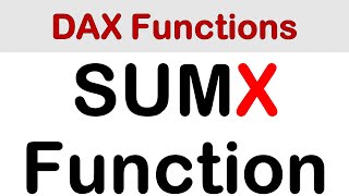 [Arabic] SUMX Function | DAX Functions