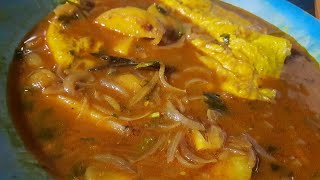 Omlet challenge | Omlet Curry recipe | Omlet Curry recipe in hindi | Potato egg Curry recipe