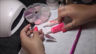 HOW TO | Napkin Encapsulation Acrylic Nail Design