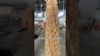 Tape in blonde wave