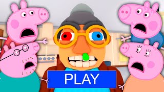 PEPPA PIG ESCAPE TEAM GRANDMA IN ROBLOX!