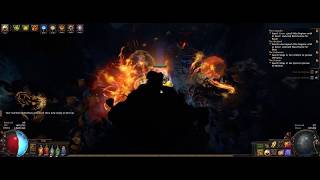 Path Of Exile - Pyroclast Mine Saboteur . PC ultrawide 3440 x 1440 gameplay