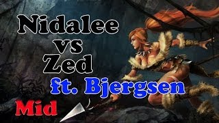 Bjergsen - Nidalee vs Zed (Rat) - Mid - Challenger i