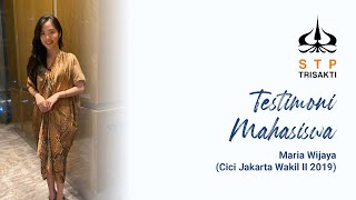 Testimoni Mahasiswa - Maria Wijaya (D4 Usaha Perjalanan Wisata)