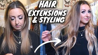 INSTALLING CLIP IN HAIR EXTENSIONS ON NATURAL HAIR | IRRESISTIBLE ME HAIR EXTENSIONS