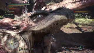 Monster Hunter World Part 18 Quest: A Fiery Throne Atop the Forest (hunt a Rathalos)