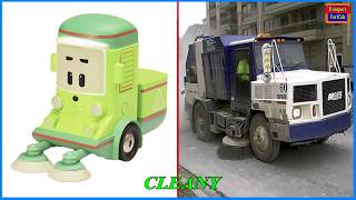 Robocar Characters In Real Life TRANSPORT Cartoons 1