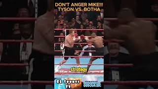 Mike Tyson's Fury: Botha's Tactics Ignite Iron Mike's Anger!!!