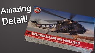 Absolutely Stunning! Airfix Westland Sea King HAS.1/HAS.5/HU.5 in 1/48 Scale - Unboxing Review