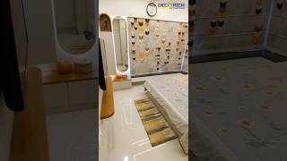 Master Bedroom Design | Interior Designers In Pune | Decorich Interiors #interior #shorts #viral