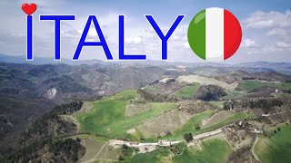 Drone Video #1 Urbino, Italy. Landscape with Relaxing Music. Subscribe for more.