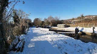 Stroudwater canal  - December snow - odd clips