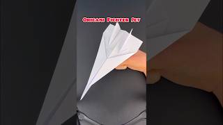 Paper Origami Fighter Jet Folding Instructions #origamieasy #origamitutorial #origamicraft #shorts